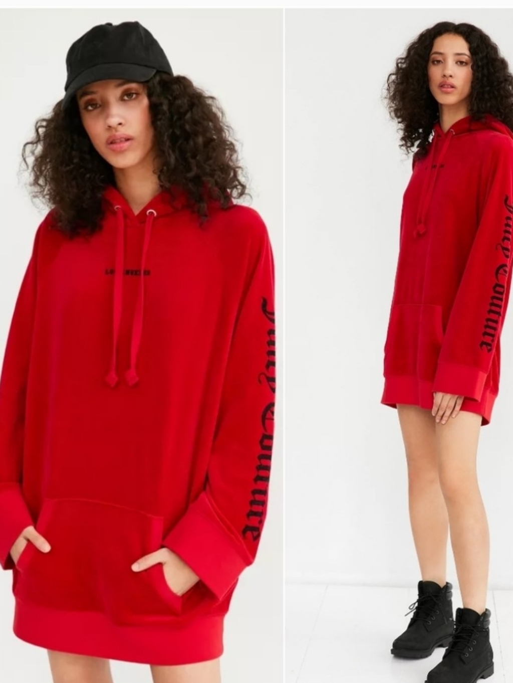 Juicy Couture Black Label Oversized Velour Hoodie